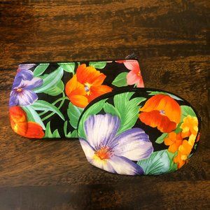 Vintage Floral Makeup Bags